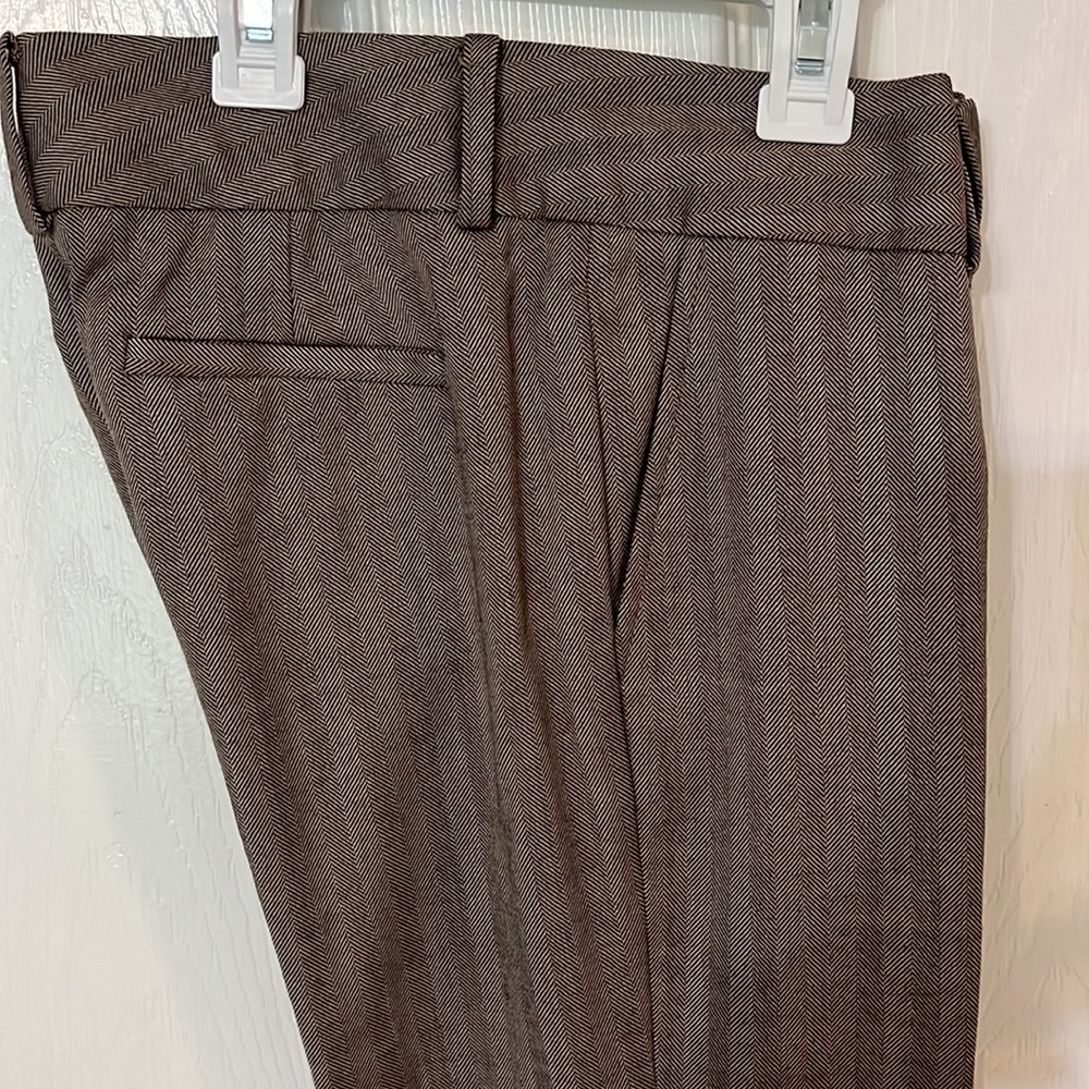 Banana Republic Brown herringbone Martin fit 0 Petite pants